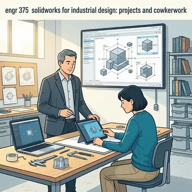 ENGR 3735 SolidWorks for Industrial Design: Projects and Coursework
