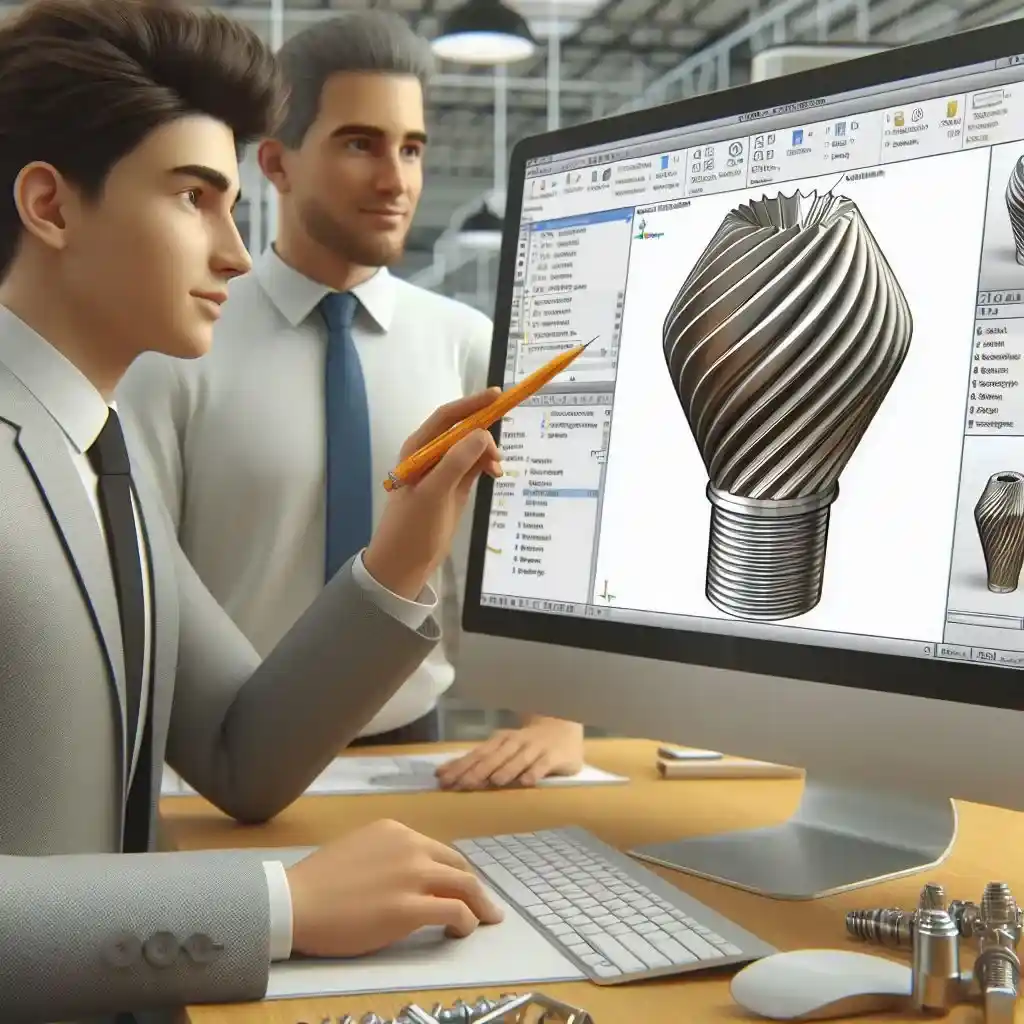 SOLIDWORKS Tapered Thread Design Using Helix and Sweep Cut